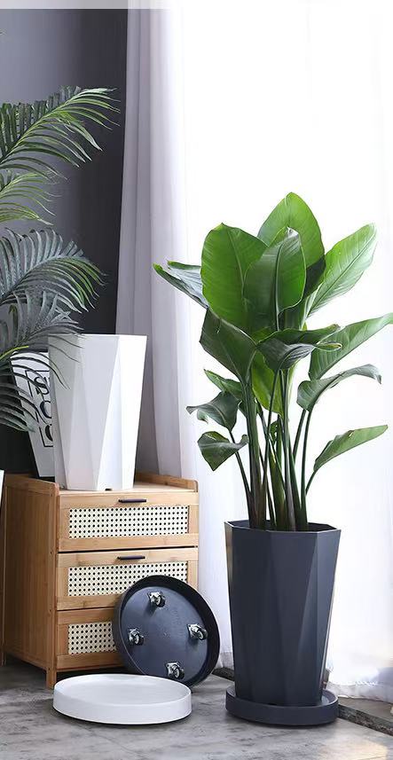 Large Size Plastic Resin Flower Pots
